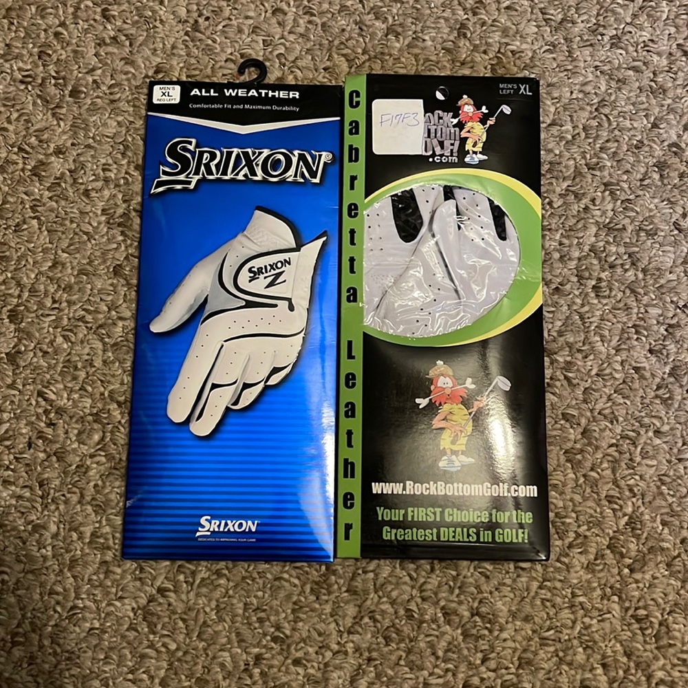 Golf gloves left hand xl
